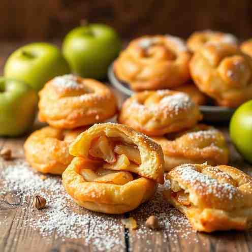 Jabłka w Cieście - Easy Polish Apple Fritters Recipe